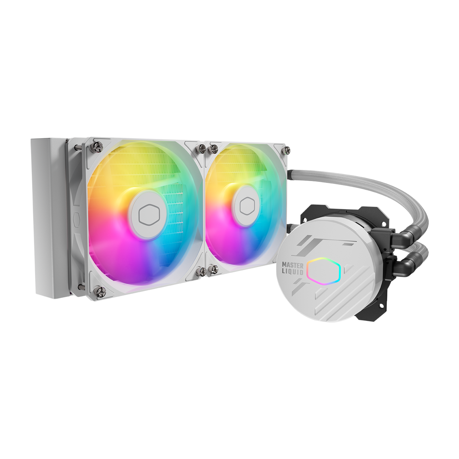 WATERCOOLING COOLERMASTER MASTERLIQUID 240L CORE WHITE ARGB